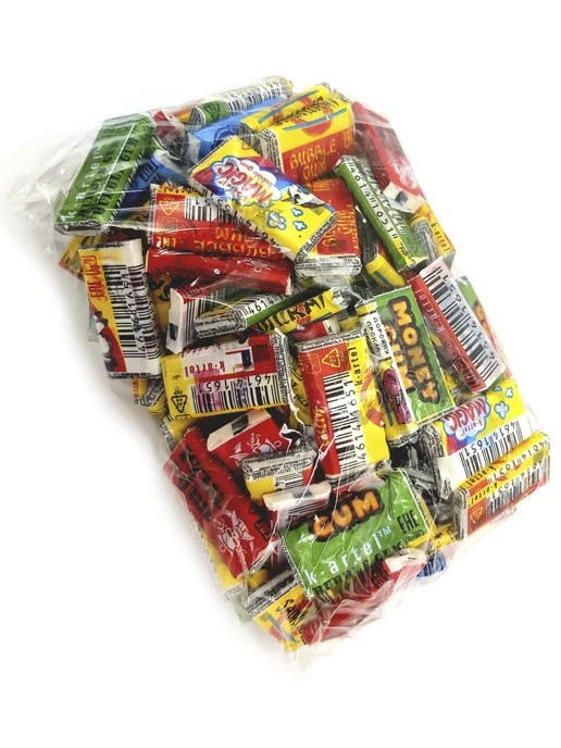 Turbo Жевательная резинка Bubble Gum ассорти картель 120 шт, 120 шт, фото 8