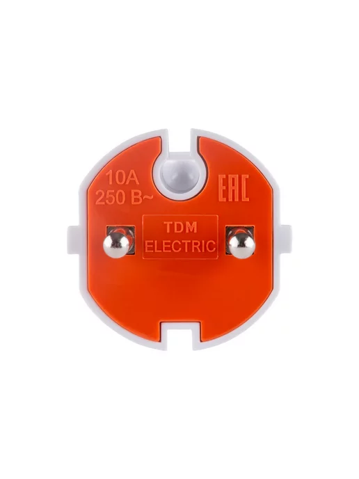 TDM Electric Вилка электрическая разборная прямая белая 10А 4шт, 4 шт, фото 7