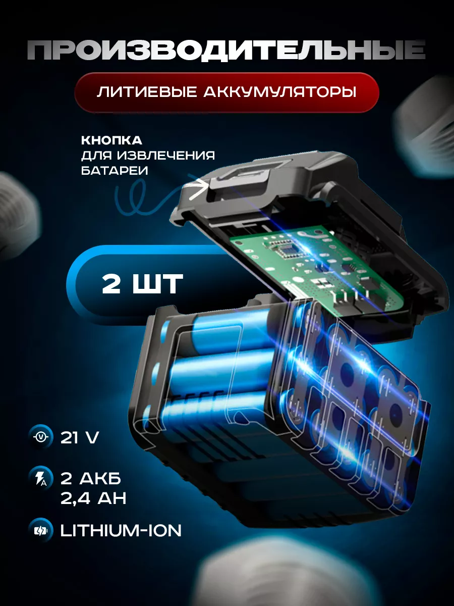 Ударный гайковерт аккумуляторный HOMEGRIT 200072445 купить за 4 736 ₽ в  интернет-магазине Wildberries