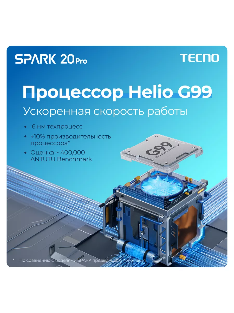 Spark 20 Pro 12+256GB TECNO 200075376 купить за 19 732 ₽ в  интернет-магазине Wildberries