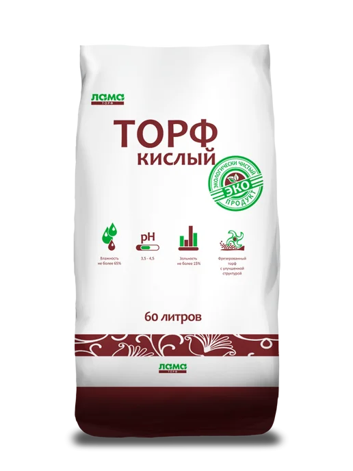 ЛАМА ТОРФ Торф кислый 60 л ЛамаТорф, 60 л, фото 3