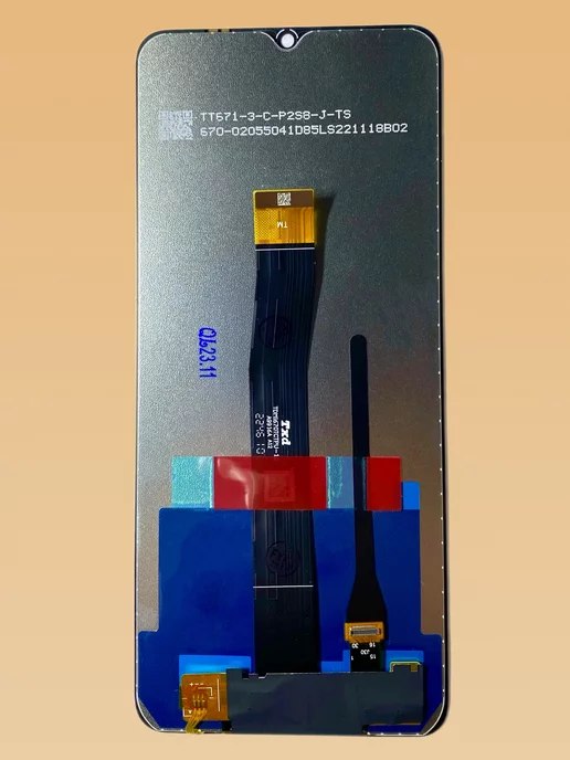 simlotok Дисплей Xiaomi Redmi 12C ксяоми редми 12с + клей, черный, фото 4
