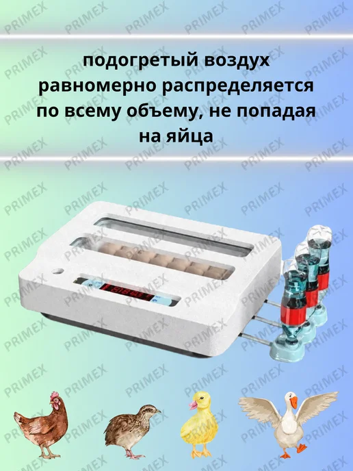Умница Автоматический инкубатор для яйц с автопереворотом, голубой, фото 8