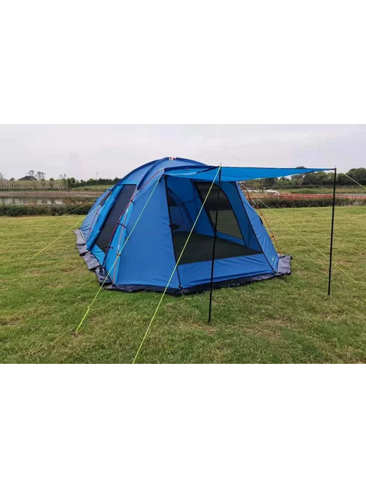 ArmStore-lux Туристическая палатка 4-х местная 1600W-4, синий, фото 2