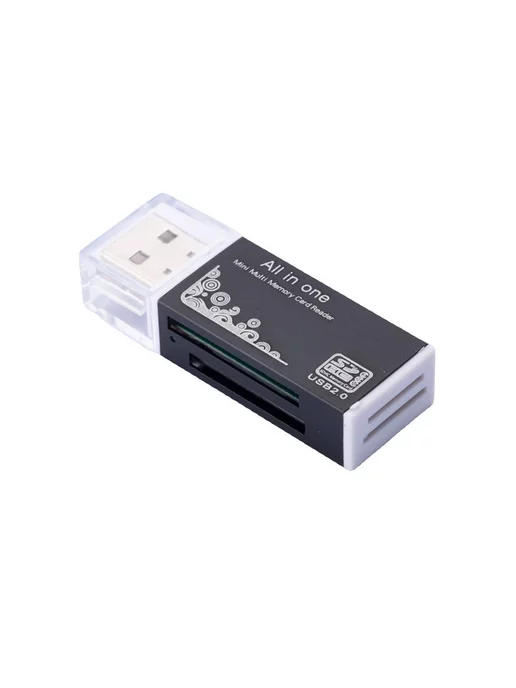 Sales4u Картридер универсальный USB 2.0 карт памяти для ПК, черный, фото 4