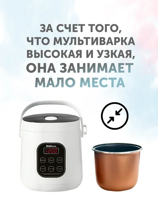 Фабрика Натуральных Продуктов Мультиварка для дома и авто 2 л 24 220В, 2 л, фото 6