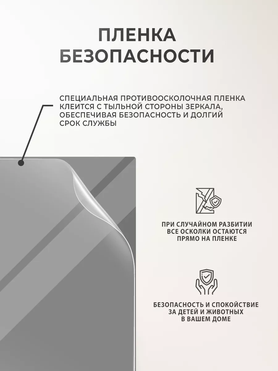 Зеркало настенное 80х50 для прихожей овальное BSK GLASS 200315580 купить за  2 195 ₽ в интернет-магазине Wildberries