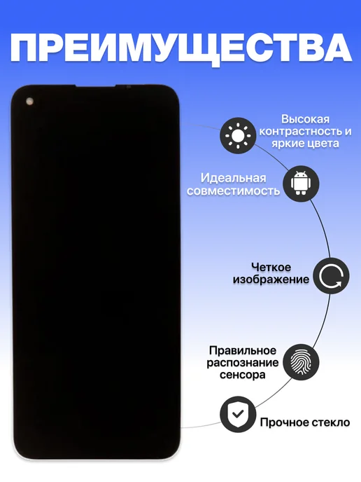 SEE Дисплей для Samsung A11 M11 (A115_M115) в сборе с тачскрином, черный, фото 2