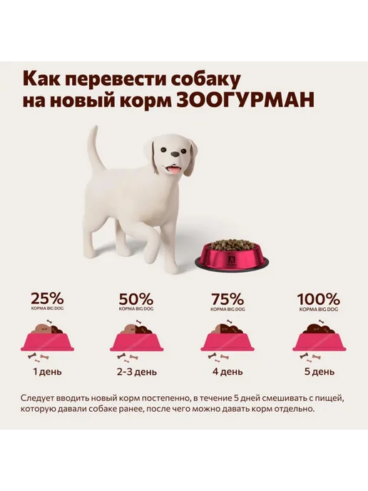 Сухой корм ЗООГУРМАН Supreme для собак, мелкие, телятина, 1,2 кг, фото 6