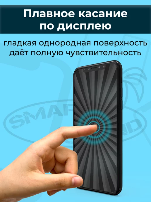 SMART iSLAND Гидрогелевая защитная плёнка для iPhone 11, синий, фото 4