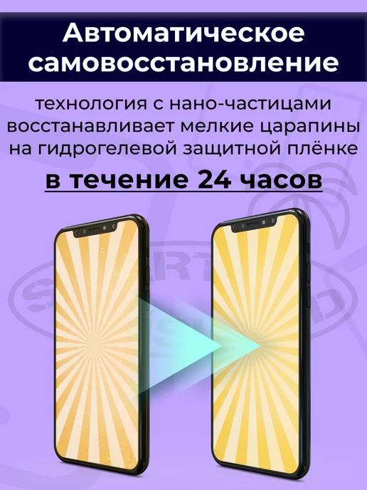 SMART iSLAND Гидрогелевая защитная плёнка для iPhone 11, черный, фото 5