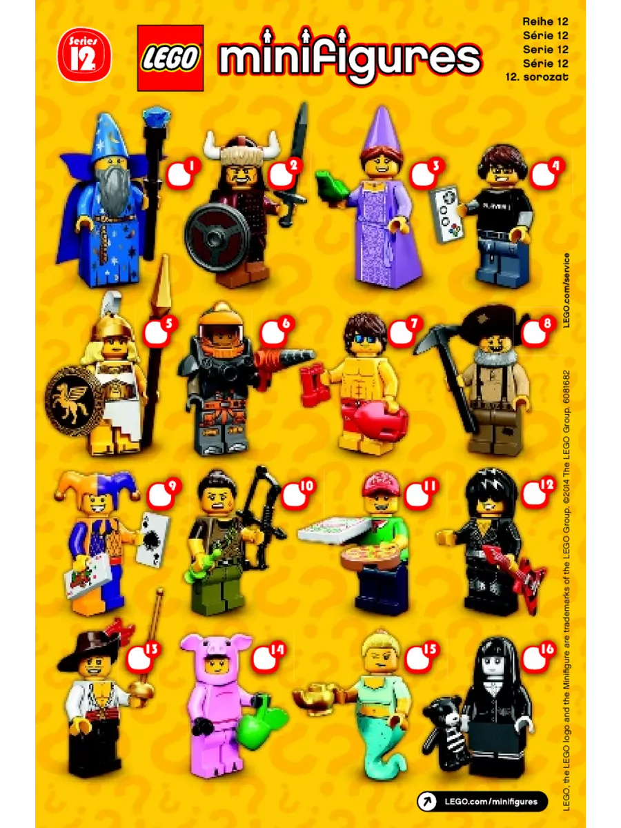 LEGO Minifigures 12 series 71007 LEGO 200372297 2 057 Wildberries