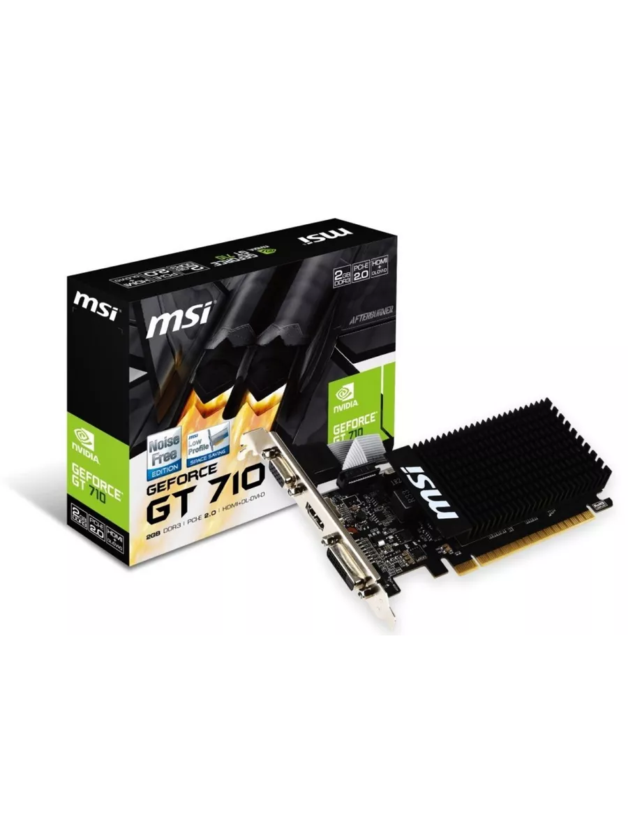MSI Видеокарта GT 710 2ГБ (GT 710 2GD3H LP)