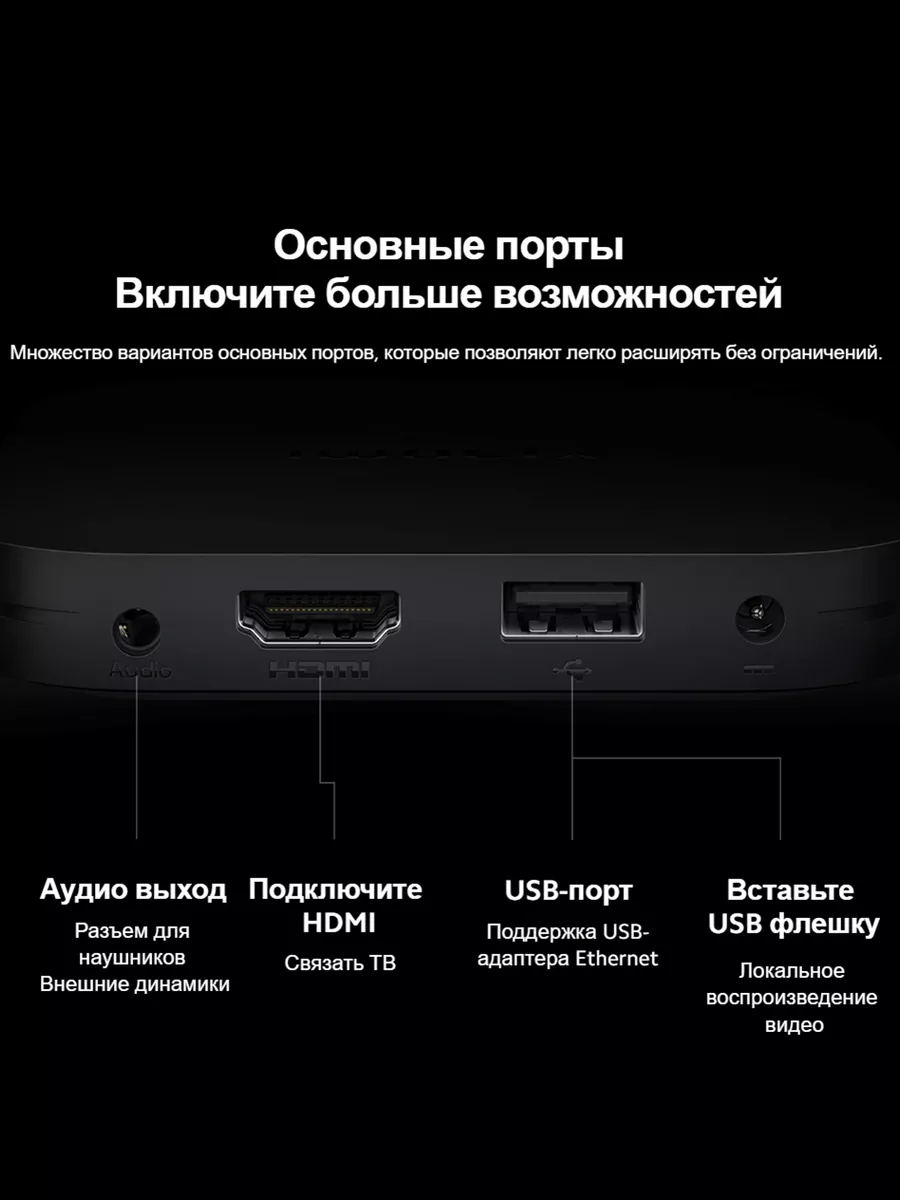 TV-приставка Xiaomi TV Box S 2nd Gen (MDZ-28-AA) MI 200465505 купить за 4  055 ₽ в интернет-магазине Wildberries