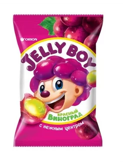 Жевательный мармелад Jelly Boy Красный виноград 66гр ОРИОН Group 200475916 купить за 86 ₽ в интернет-магазине Wildberries