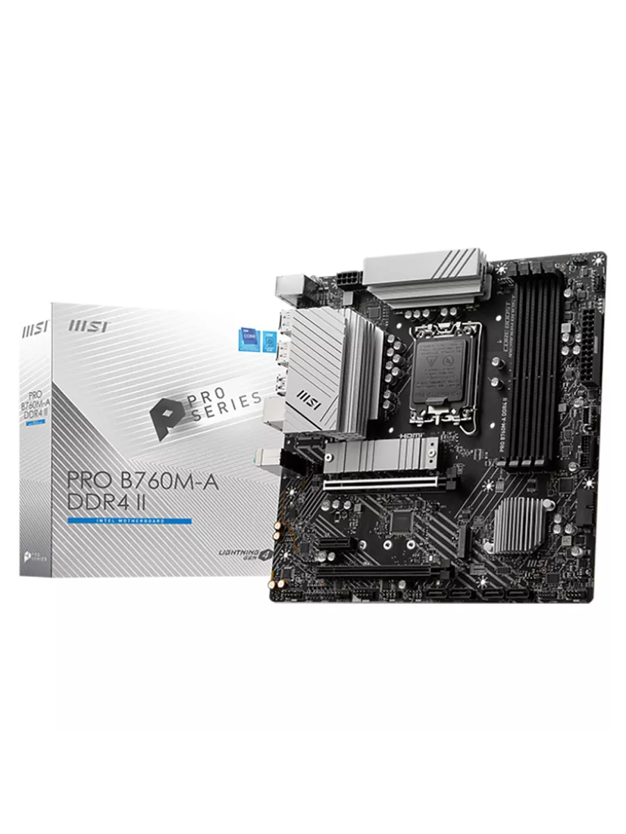 Материнская плата PRO B760M-A DDR4 II (Micro-ATX, LGA1700)