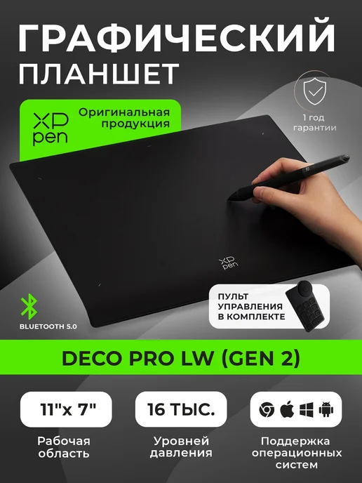XPPEN Графический планшет Deco Pro XLW (2 поколение), вариант