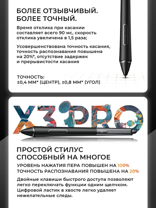 XPPEN Графический планшет Deco Pro XLW (2 поколение), черный, фото 2