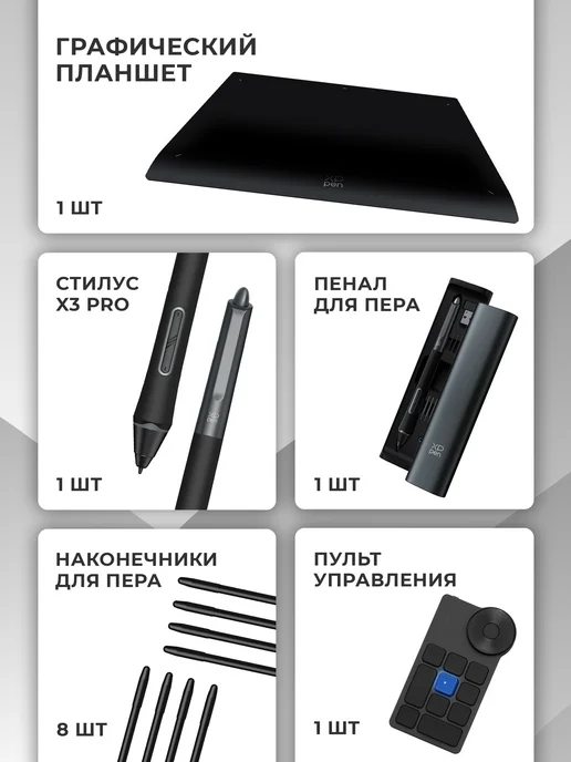 XPPEN Графический планшет Deco Pro XLW (2 поколение), черный, фото 6