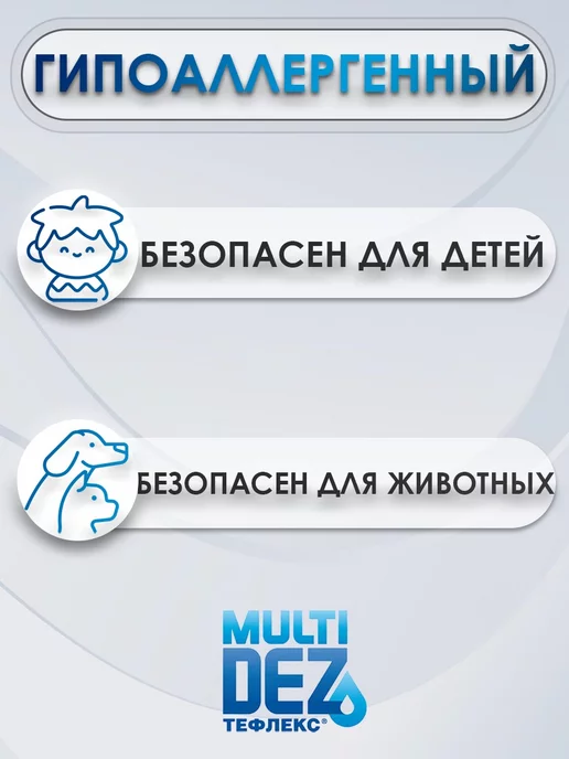 Тефлекс МультиДез спрей для дезинфекции поверхностей, 1 л, 1 л, фото 6
