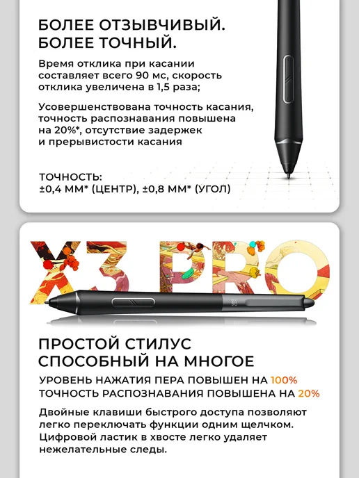 XPPEN Графический дисплей Artist Pro 14 (2 поколение), черный, фото 4