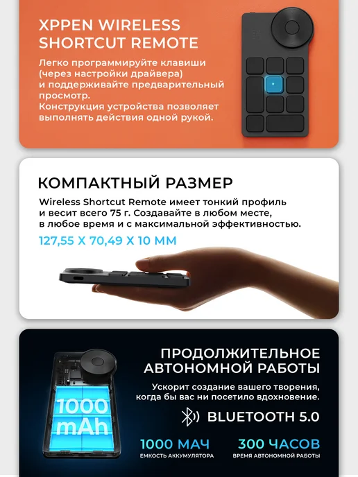 XPPEN Графический дисплей Artist Pro 14 (2 поколение), черный, фото 5