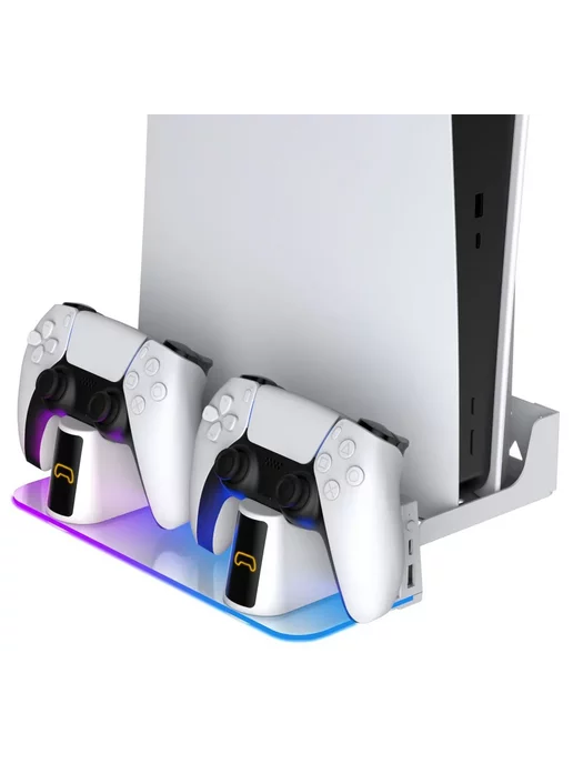 Volfox Зарядная станция на стену для PS5 и PS5 Slim Pro, белый, фото 7