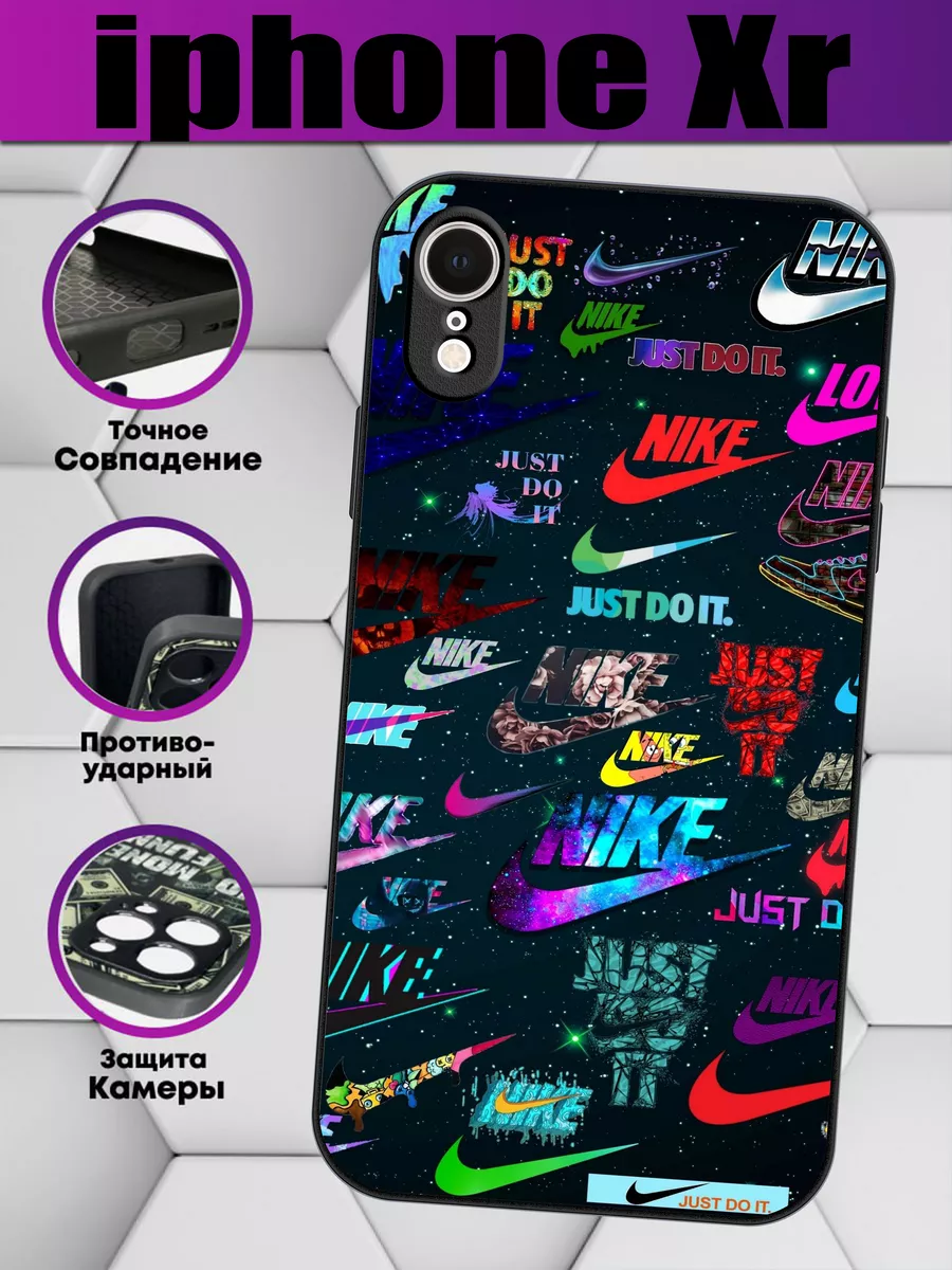 Чехол на iphone xr с принтом nike Mega cases 200548426 купить за 455 ₽ в  интернет-магазине Wildberries