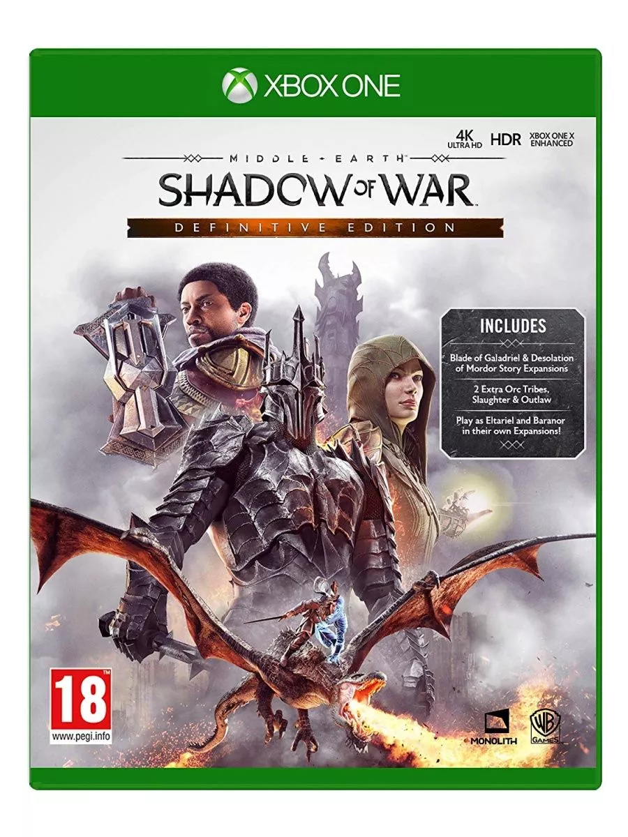 Игра Middle-earth Shadow of War для Xbox Microsoft 200549501 купить за 1  421 ₽ в интернет-магазине Wildberries