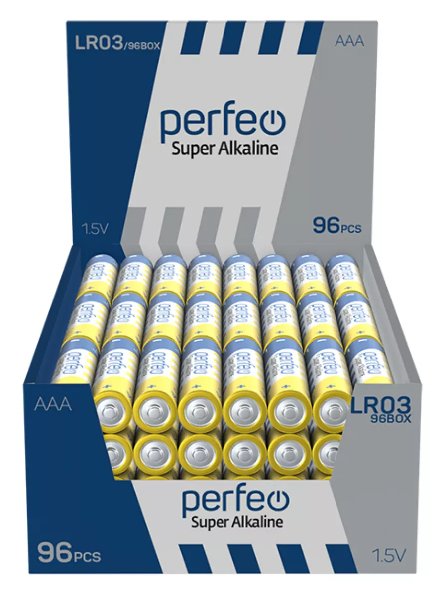 Батарейки LR03 AAA мизинчиковые алкалиновые 96шт (4x24) 1.5V