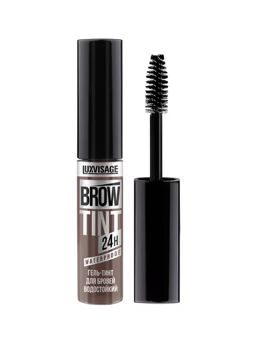 LUXVISAGE Гель тинт для бровей водостойкий тон 103 ASH BROWN, коричневый, фото 3