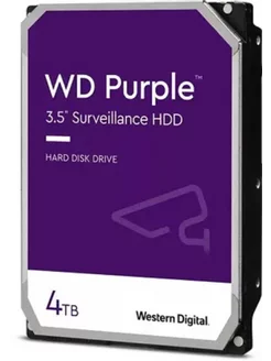 Жесткий диск Purple WD40PURX, 4ТБ, HDD, SATA III, 3.5" WD 200576263 купить за 7 105 ₽ в интернет-магазине Wildberries