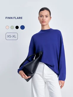 Джемпер трикотажный с длинным рукавом Finn Flare 200584520 купить за 3 561 ₽ в интернет-магазине Wildberries