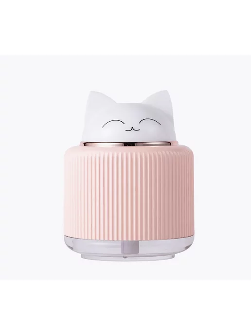 GOODSTORAGE Портативный увлажнитель Котик Pet Lamp розовый, розовый, фото 2