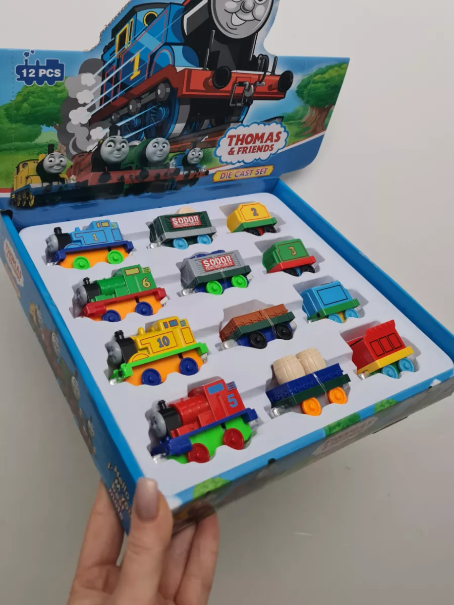 Набор Thomas & Friends (Томас и его друзья) 12 пр. Tomas+ 200600224 купить  за 1 806 ₽ в интернет-магазине Wildberries