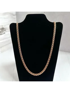 Позолоченная цепочка на шею 60 x 0,5 см. xuping jewelry 200602443 купить за 1 600 ₽ в интернет-магазине Wildberries