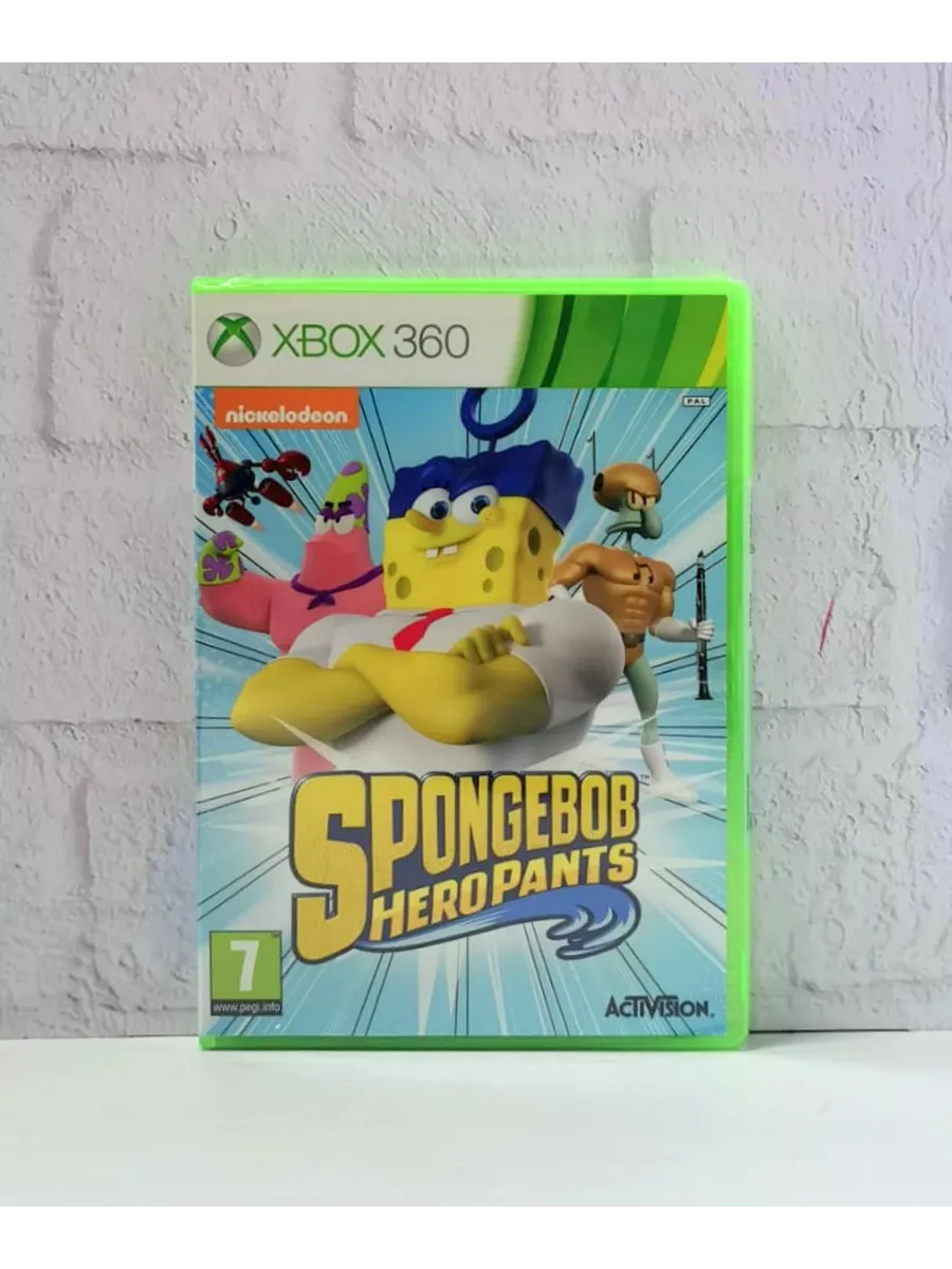 SpongeBob HeroPants Xbox 360 Братья По Игре 200610785 купить за 5 809 ₽ в  интернет-магазине Wildberries