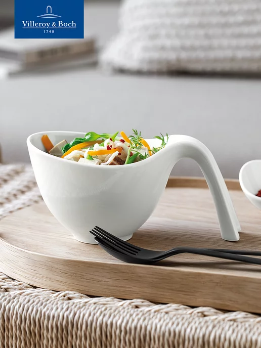Villeroy & Boch Салатник с ручкой 600 мл, Flow, 450 мл