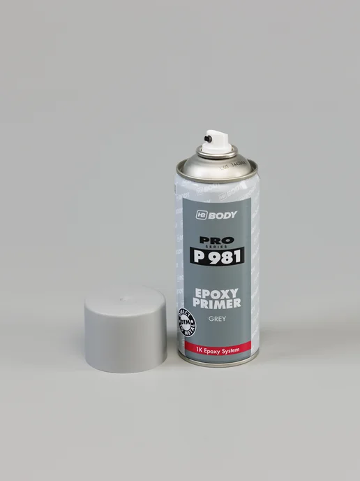 HB BODY Грунт эпоксидный Body 981 Epoxy Primer, серый, 400 мл, 400 мл, фото 6
