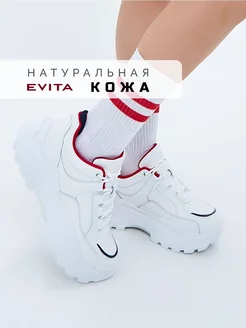 Кроссовки натуральная кожа EVITA 200632472 купить за 1 959 ₽ в интернет-магазине Wildberries