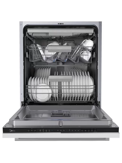 Midea Встраиваемая ПММ MID60S150i, 14 компл, 49 дБ, черный, фото 7