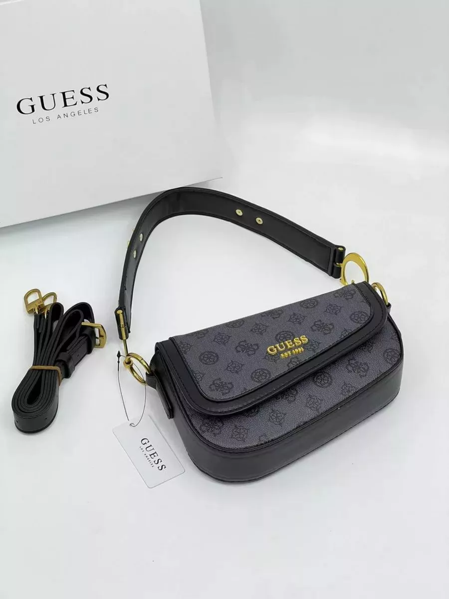 Сумка багет через плечо Guess 200662053 купить за 2 501 ₽ в  интернет-магазине Wildberries