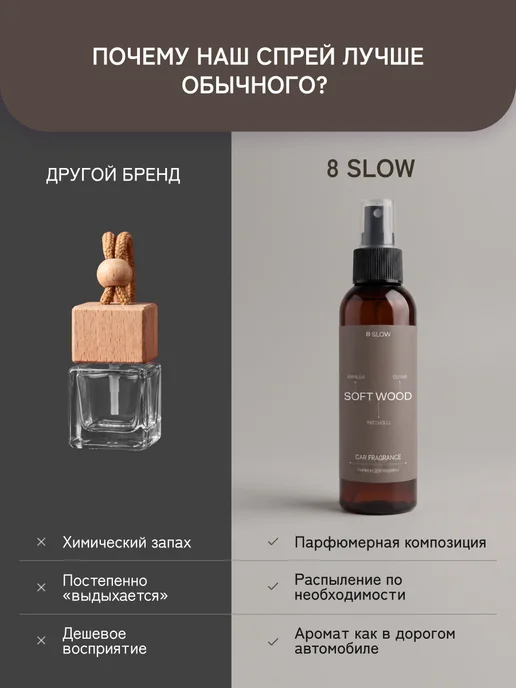 8 SLOW Автопарфюм в машину, белый, фото 8