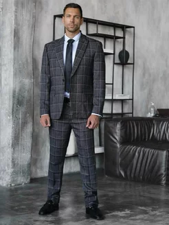 Костюм классический двойка плотный DENIM ELATiON 200712997 купить за 8 125 ₽ в интернет‑магазине Wildberries