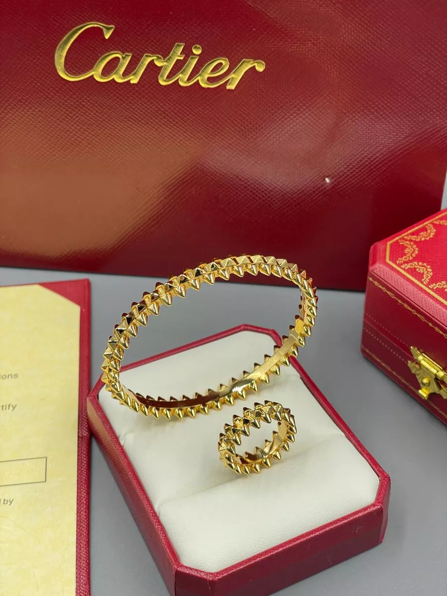 Набор Cartier браслет с кольцом CARTIER 200727465 купить за 1 170 ₽ в  интернет-магазине Wildberries