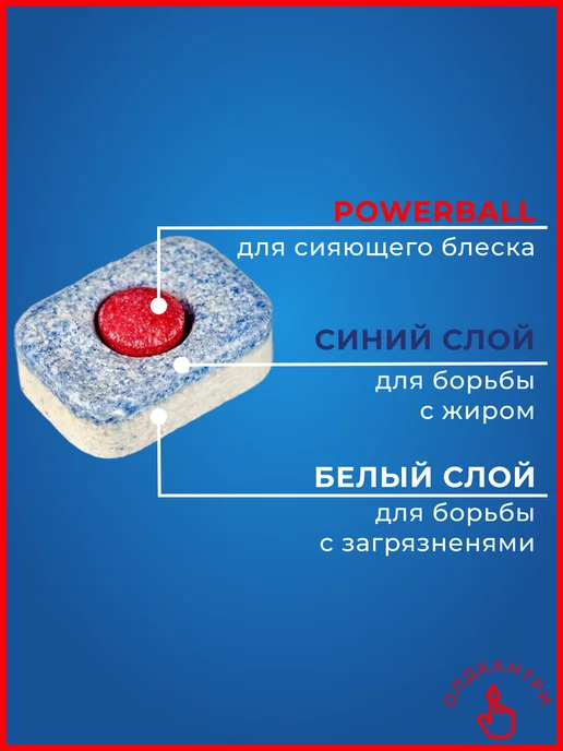 Finish Таблетки для посудомоечной машины Power Essential, 120, вариант, фото 2