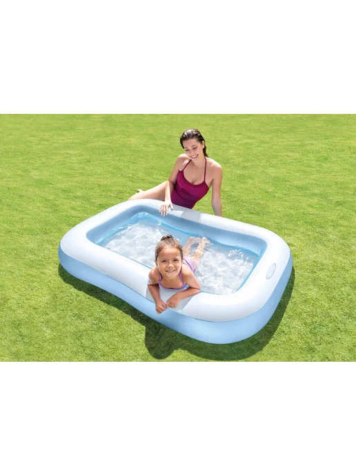 Intex Детский бассейн с надувным дном 57403, 166х100х25 см, 166x100x25 см, фото 2
