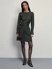 Платье короткое с поясом с принтом ZARINA 200754174 купить за 824 ₽ в интернет‑магазине Wildberries