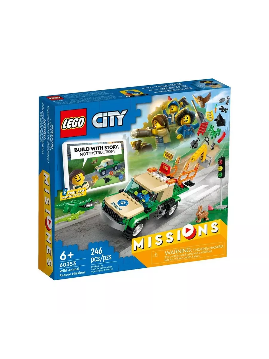 City Wild Animal Rescue Missions 60353 LEGO 200764756 3 973 Wildberries