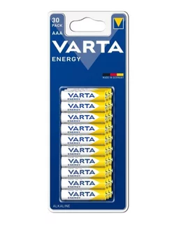 Батарейка alkaline Energy LR03 AAA (30 штук) VARTA 200785752 купить за 1 116 ₽ в интернет-магазине Wildberries